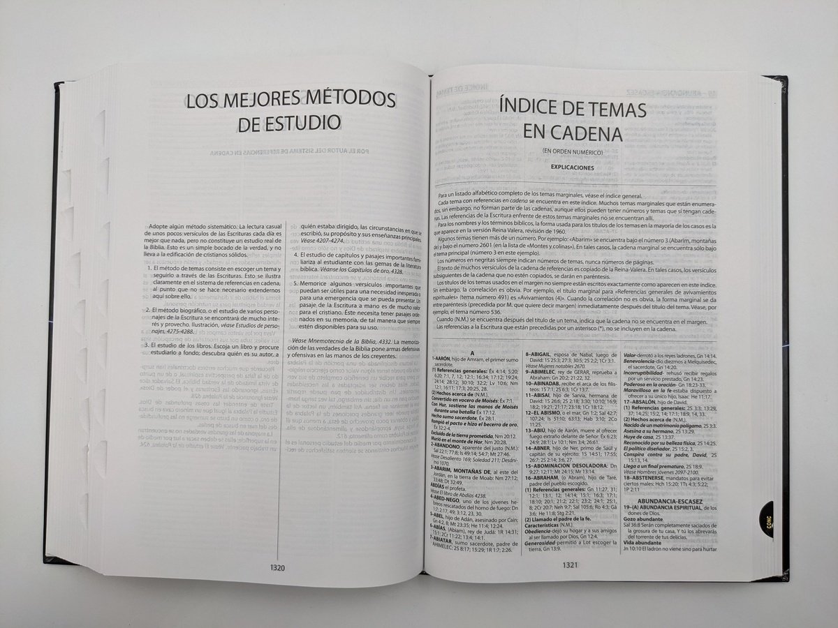 Biblia RVR60 de Thompson Milenio tapa dura índice 6 Biblia RVR60 de Thompson Milenio tapa dura índice - Image 6