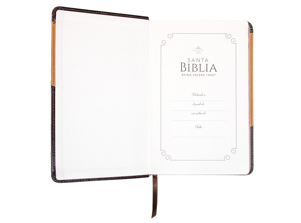 Biblia RVR60 LG Tamaño Manual Símil Piel Duotono con Índice 3 Biblia RVR60 LG Tamaño Manual Símil Piel Duotono con Índice - Image 3