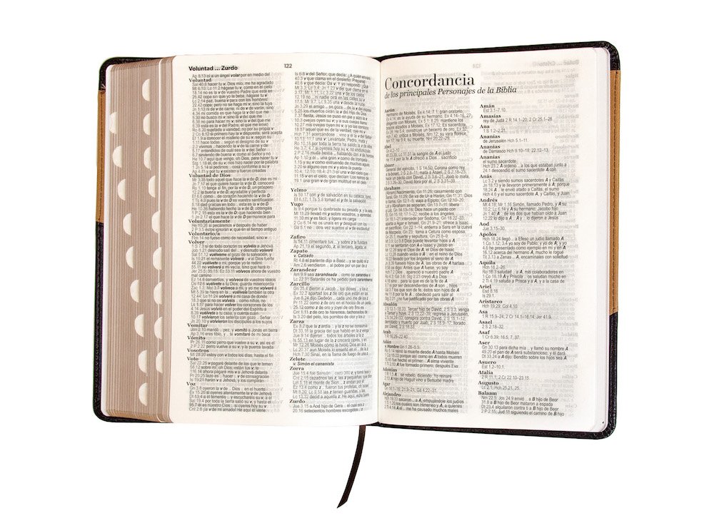 Biblia RVR60 LG Tamaño Manual Símil Piel Duotono con Índice 5 Biblia RVR60 LG Tamaño Manual Símil Piel Duotono con Índice - Image 5