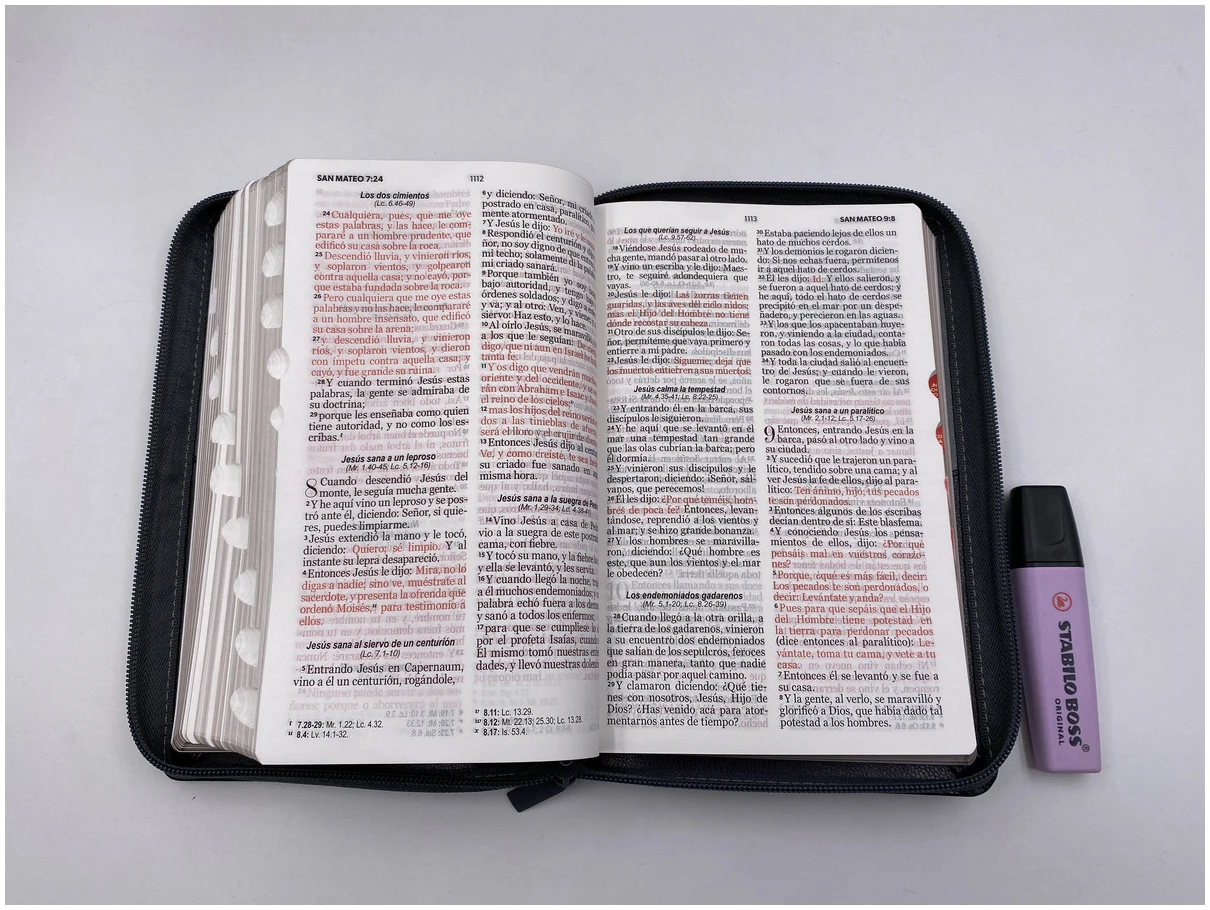 Biblia RVR 1960 Letra Grande Duotone Negro 3 Biblia RVR 1960 Letra Grande Duotone Negro - Image 3