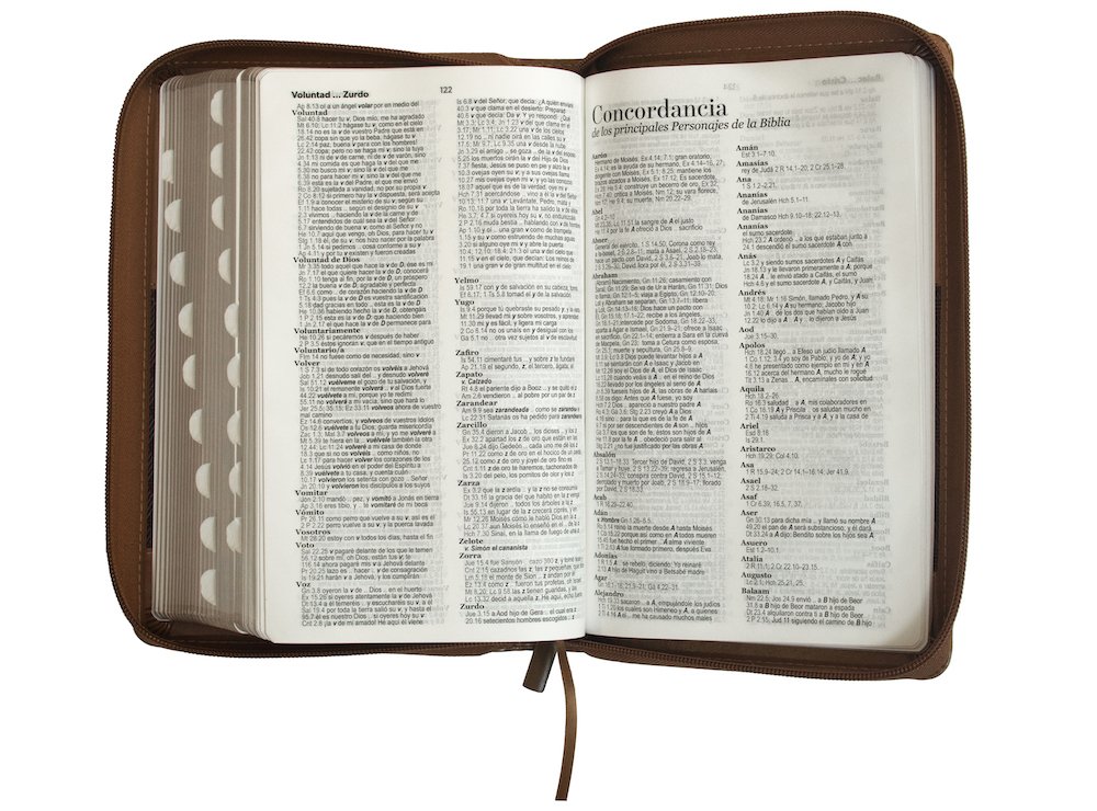 Biblia RVR60 LG Tamaño Manual Símil Piel Duotono con Índice 5 Biblia RVR60 LG Tamaño Manual Símil Piel Duotono con Índice - Image 5