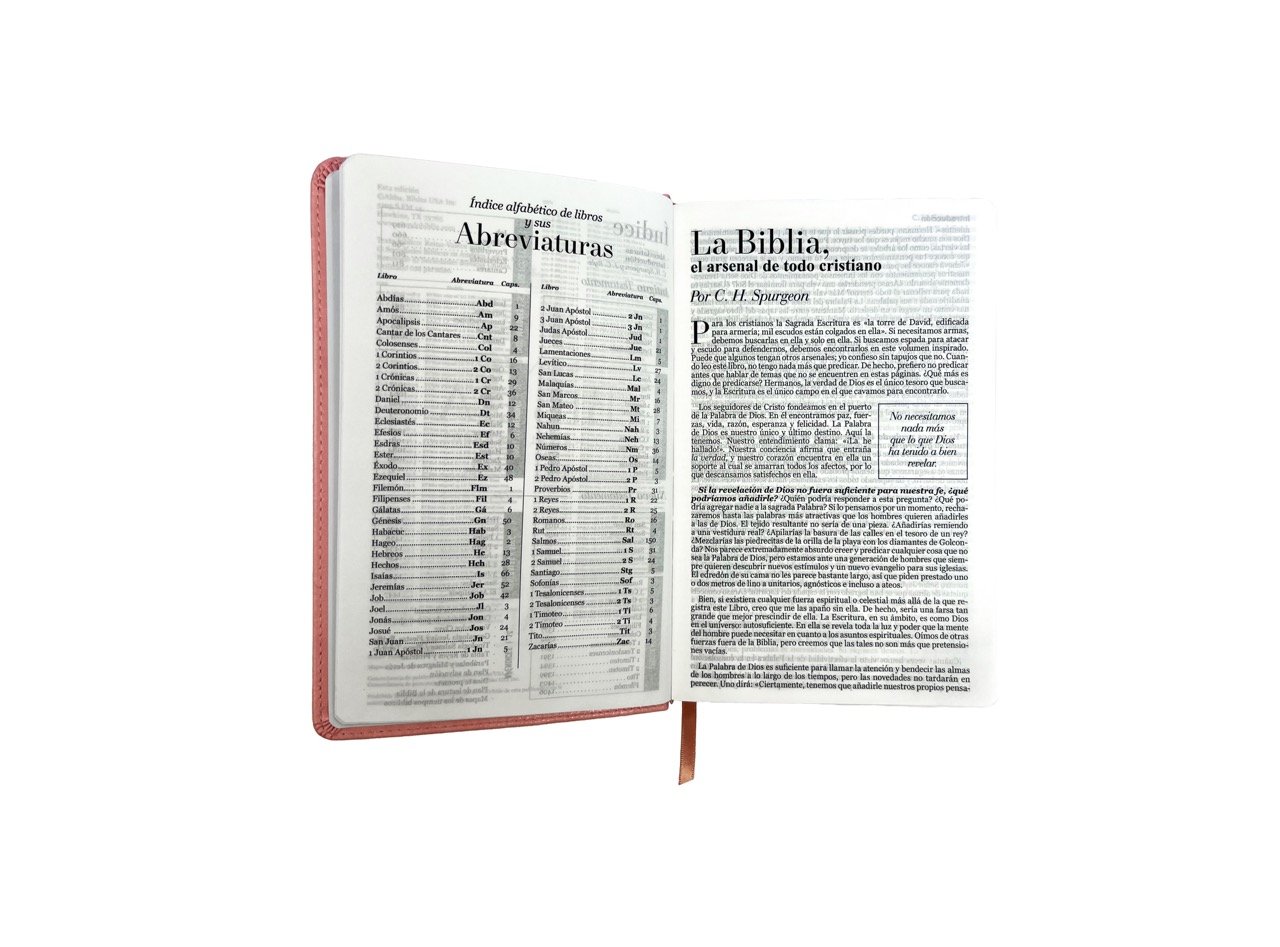 Biblia RVR1960 Manual LG / Imitación Piel Rosa 4 Biblia RVR1960 Manual LG / Imitación Piel Rosa - Image 4
