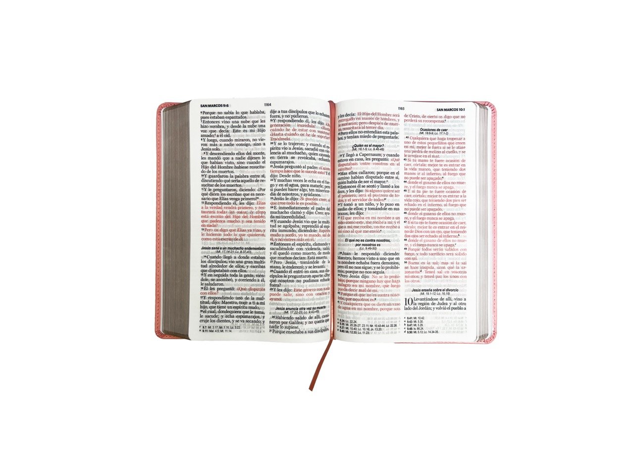 Biblia RVR1960 Manual LG / Imitación Piel Rosa 6 Biblia RVR1960 Manual LG / Imitación Piel Rosa - Image 6
