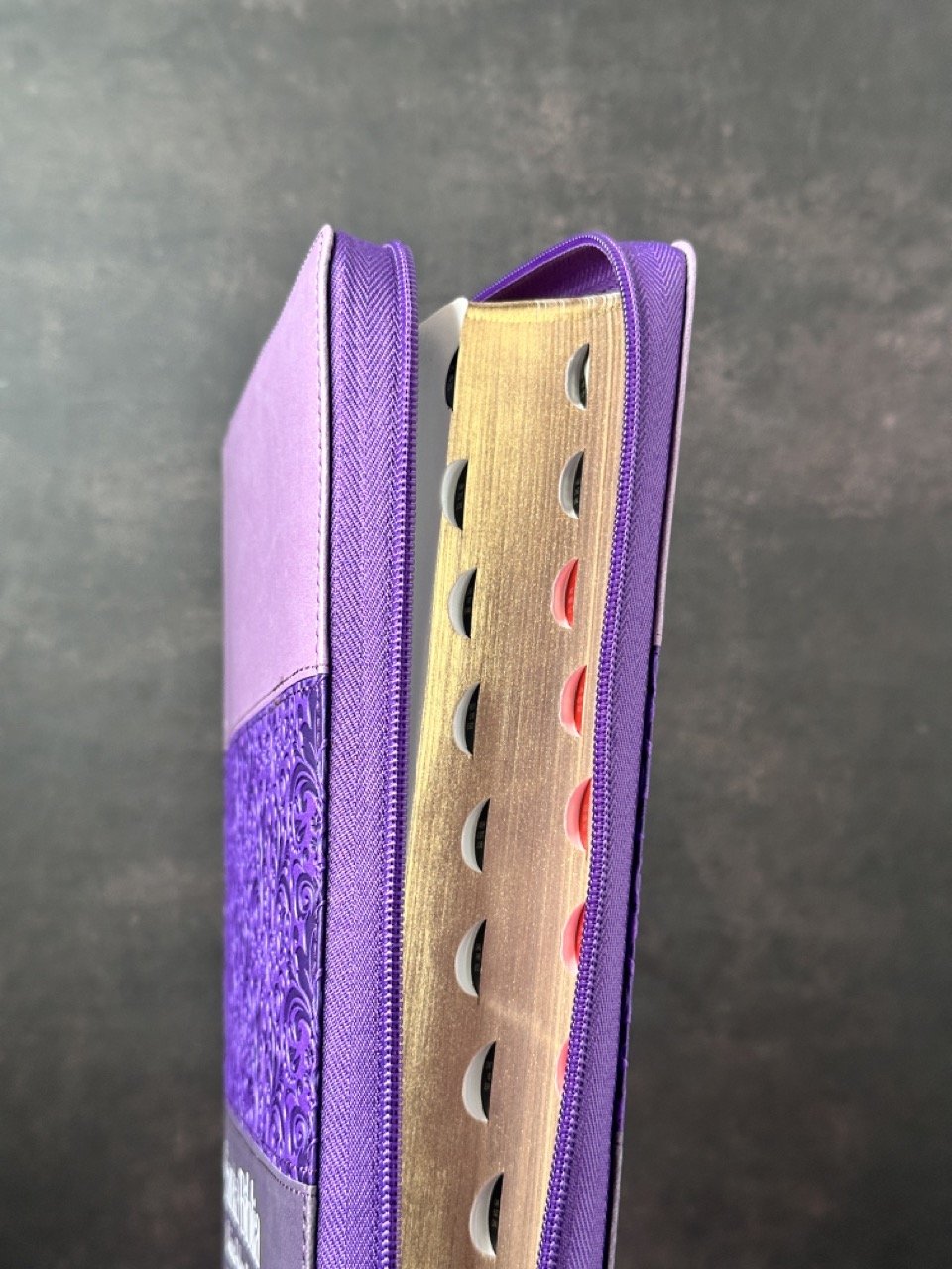 Biblia RVR60 Letra Súper Gigante Tricolor Lila Morado Negro 11 Biblia RVR60 Letra Súper Gigante Tricolor Lila Morado Negro - Image 11