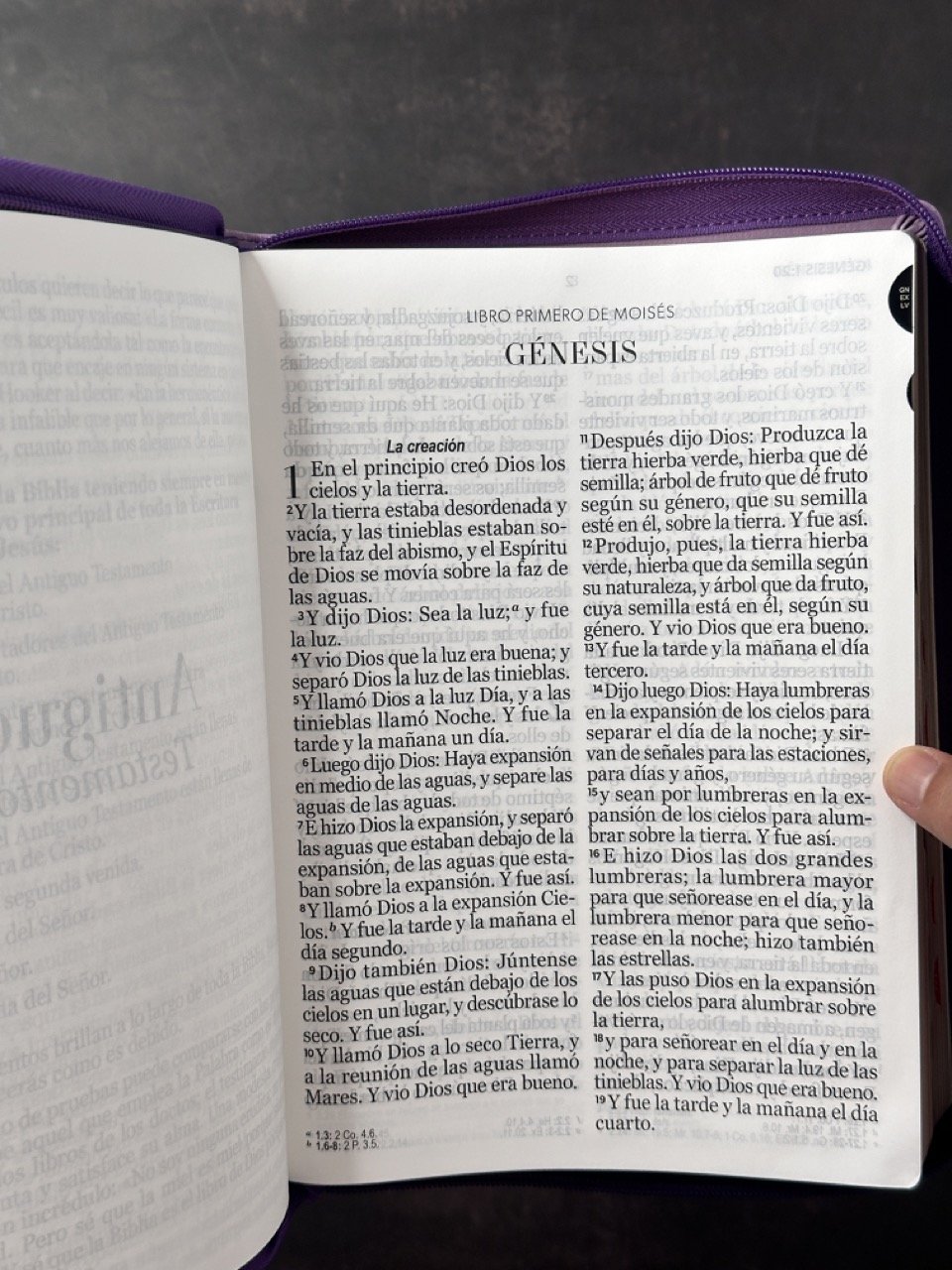 Biblia RVR60 Letra Súper Gigante Tricolor Lila Morado Negro 8 Biblia RVR60 Letra Súper Gigante Tricolor Lila Morado Negro - Image 8