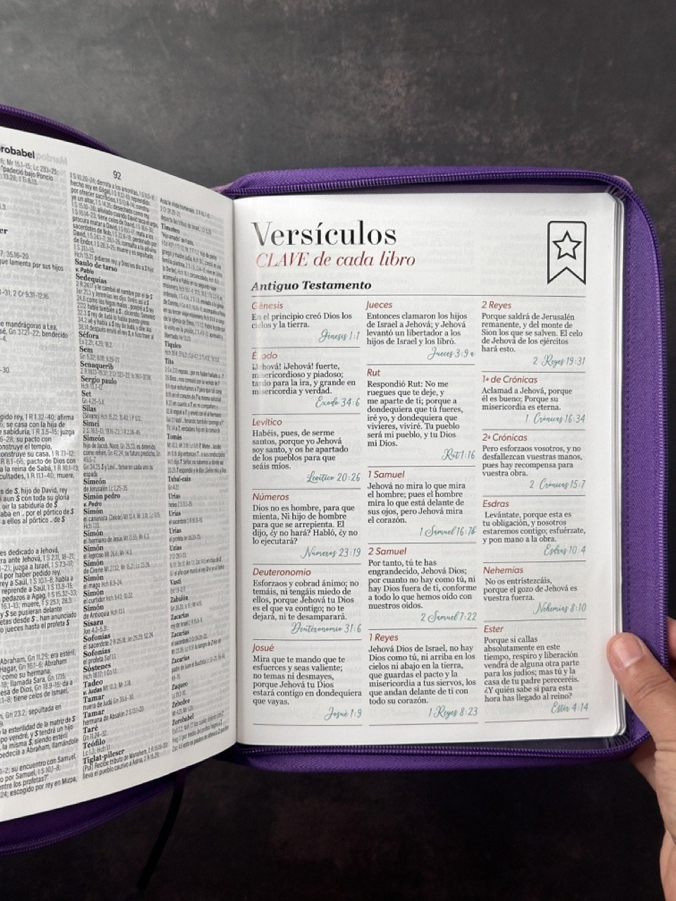 Biblia RVR60 Letra Súper Gigante Tricolor Lila Morado Negro 5 Biblia RVR60 Letra Súper Gigante Tricolor Lila Morado Negro - Image 5