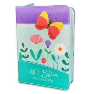 Biblia de Bolsillo  RV1960 Turquesa Mariposa