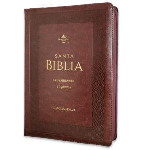 Biblia Gigante 15 puntos RV1960  Café Oscuro