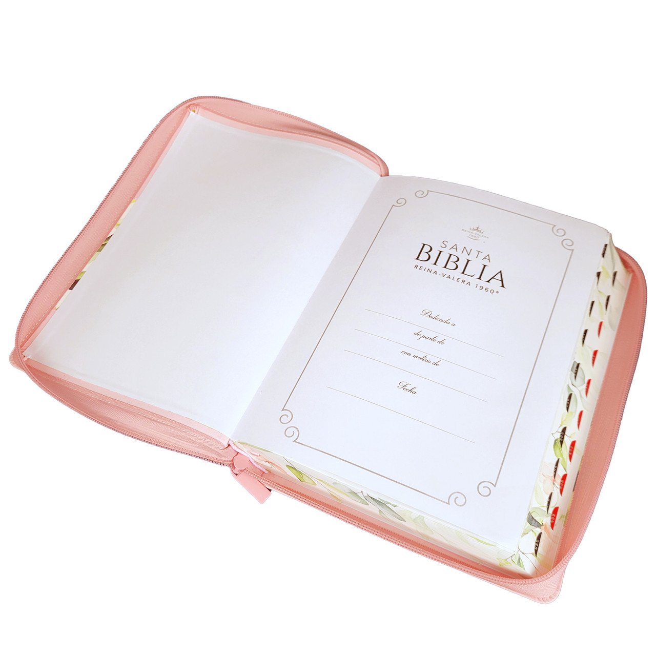 Biblia Letra Gigante 15 puntos RV1960 Rosado Floral 4 Biblia Letra Gigante 15 puntos RV1960 Rosado Floral - Image 4