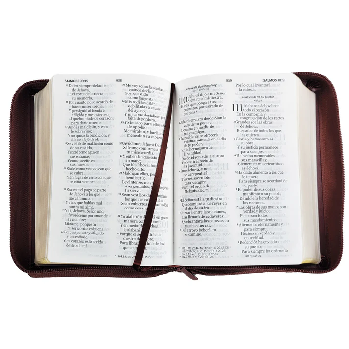 Biblia compacta Letra 11 puntos Café Oscuro RV1960 2 Biblia compacta Letra 11 puntos Café Oscuro RV1960 - Image 2