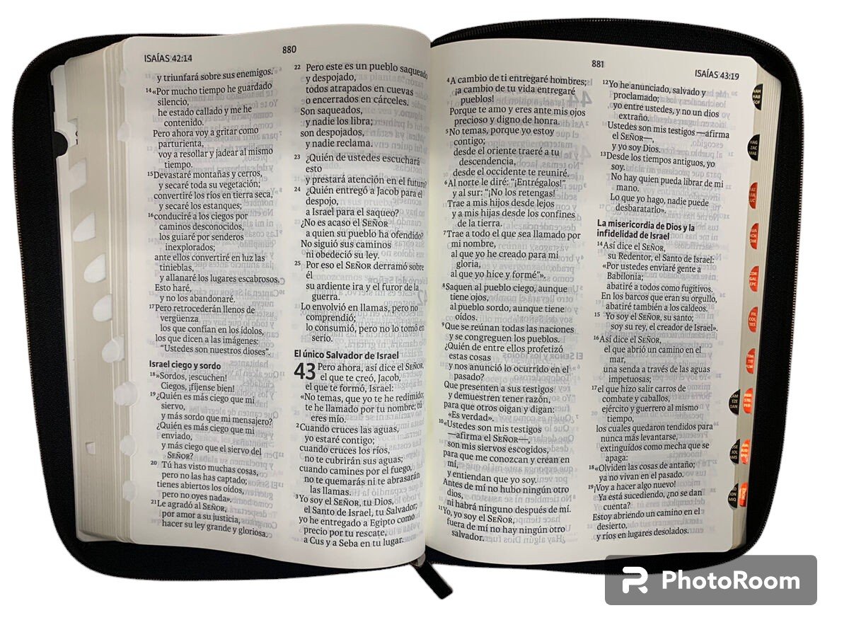 Biblia NVI 080cLG/Negro/Cierre/Letra 13 PT 3 Biblia NVI 080cLG/Negro/Cierre/Letra 13 PT - Image 3
