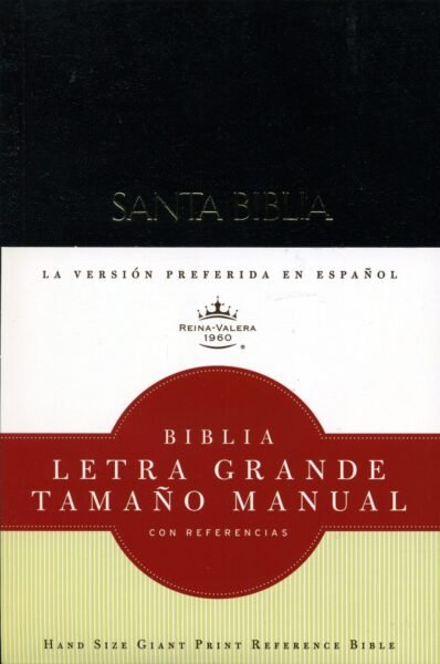 Biblia RVR60 | Letra Grande | Manual Tapa dura 1 Biblia RVR60 | Letra Grande | Manual Tapa dura