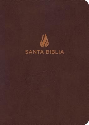 Biblia Letra Grande Manual Marrón, piel fabricada con índice RVR1960
