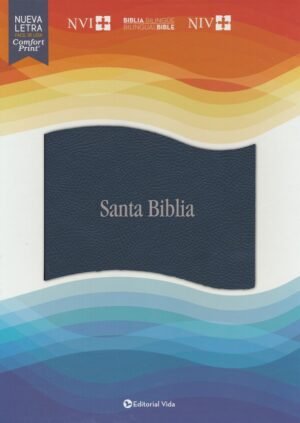 Biblia NVI NIV Bilingüe Piel Azul