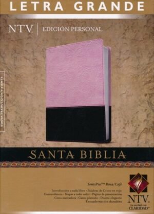 Biblia NTV Edición personal café-rosa