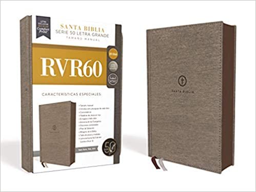 Biblia RVR60/Letra Grande/Serie 50 (10)/Gris Tamaño Manual 1 Biblia RVR60/Letra Grande/Serie 50 (10)/Gris Tamaño Manual