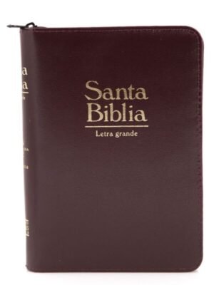 Biblia RVR 055  Vinotinto Indice Canto Dorado