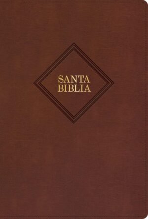 Biblia RVR1960/ Tamaño Manual Letra Grande 2023/ Cafe Indice Piel Fab.