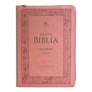 RVR 1960 Letra Gigante Rosa Flores