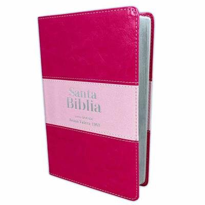 Biblia Letra Grande RV1960 imit. piel duotono rosa 2 Biblia Letra Grande RV1960 imit. piel duotono rosa - Image 2