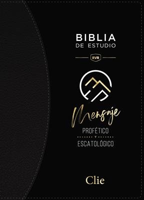 Biblia De Estudio Del Mensaje Profetico/Leathersoft/Negro
