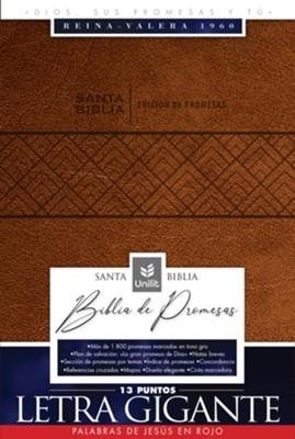 Biblia de Promesas RVR60 Letra Gigante Café Con Cierre 1 Biblia de Promesas RVR60 Letra Gigante Café Con Cierre