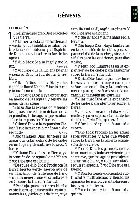 Biblia Letra Grande Tamaño Manual, negro, piel fabricada con índice RVR 1960 3 Biblia Letra Grande Tamaño Manual, negro, piel fabricada con índice RVR 1960 - Image 3