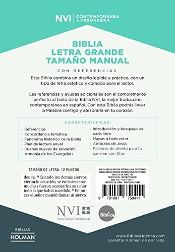 NVI Biblia Letra Grande Tamaño Manual multicolor 4 NVI Biblia Letra Grande Tamaño Manual multicolor - Image 4