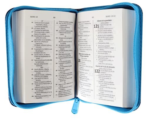 Biblia desgaste azul con cierre 3 Biblia desgaste azul con cierre - Image 3