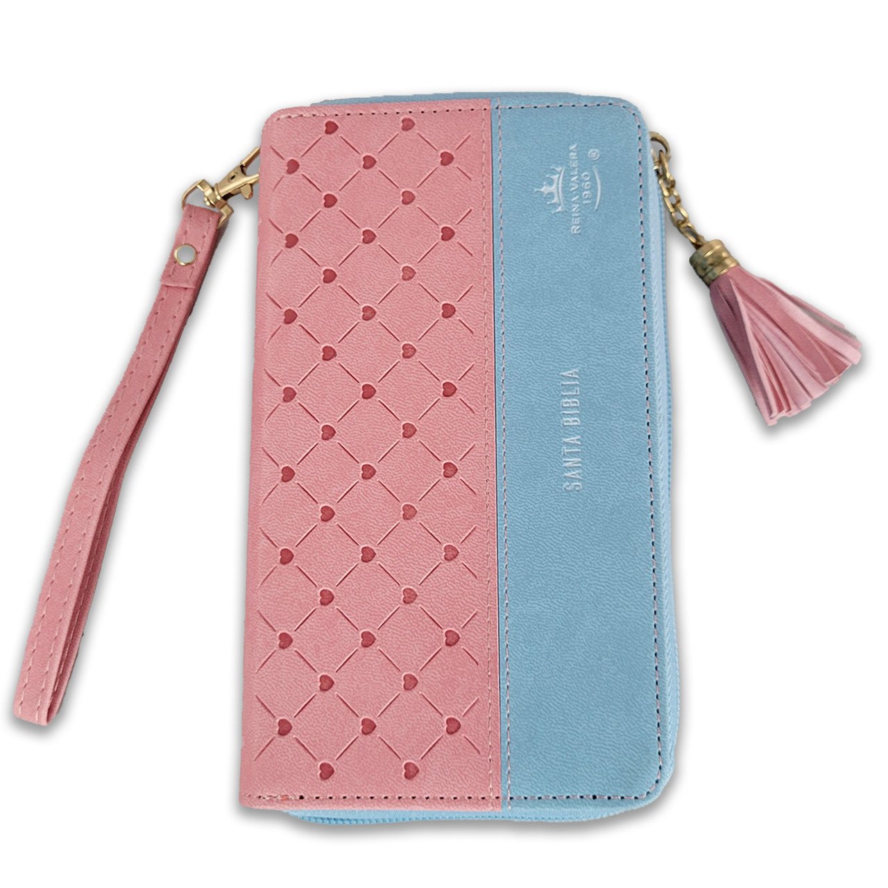 Biblia RVR60 Chequera Azul-Rosa Cierre 1 Biblia RVR60 Chequera Azul-Rosa Cierre