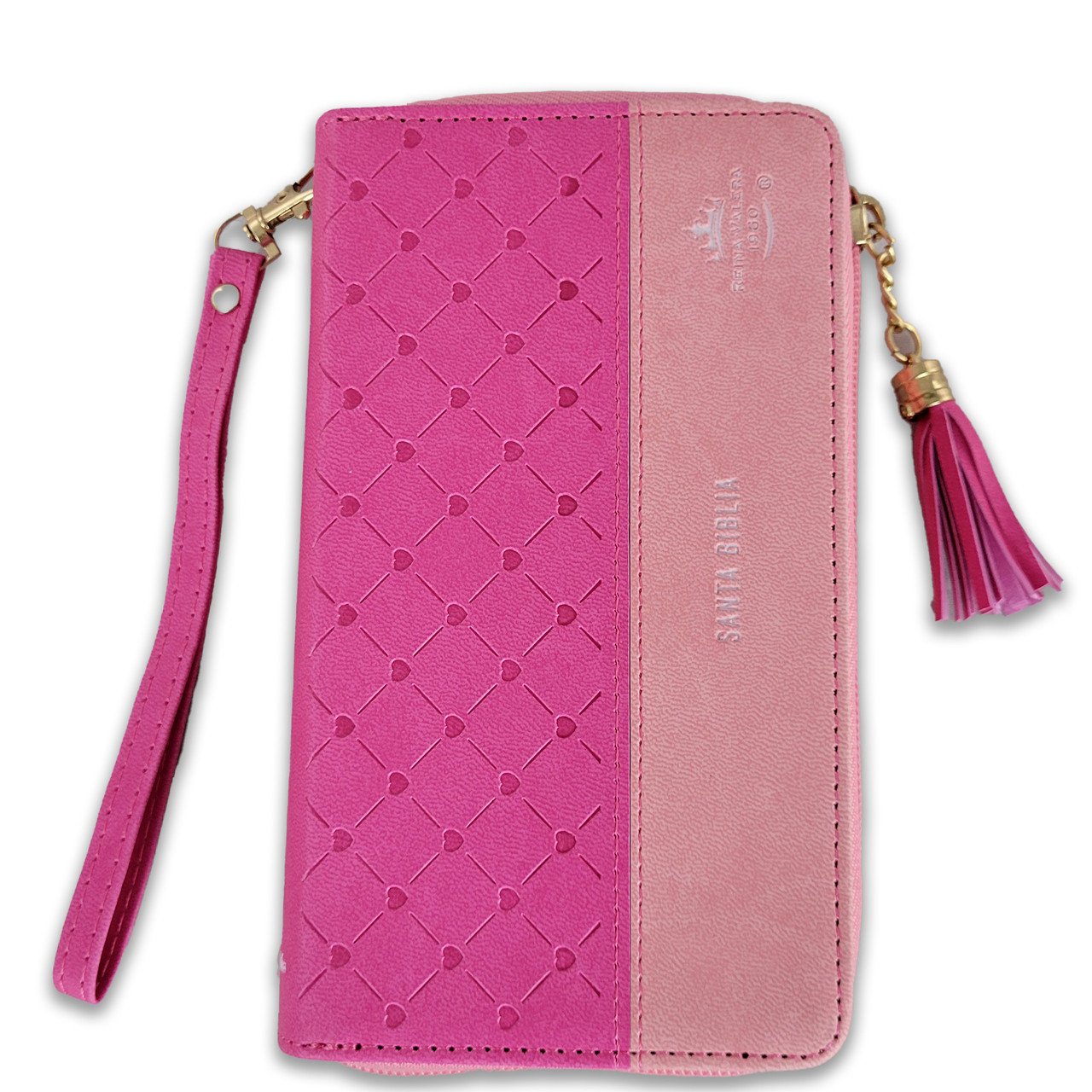 Biblia RVR6015CZTI/ Chequera Fucsia-Rosa/ Cierre 1 Biblia RVR60 Chequera Fucsia-Rosa Cierre