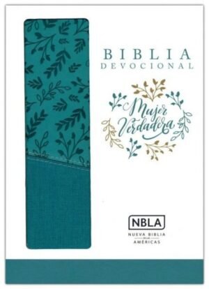 Biblia Devocional Mujer Verdadera NBLA Duotono Aqua