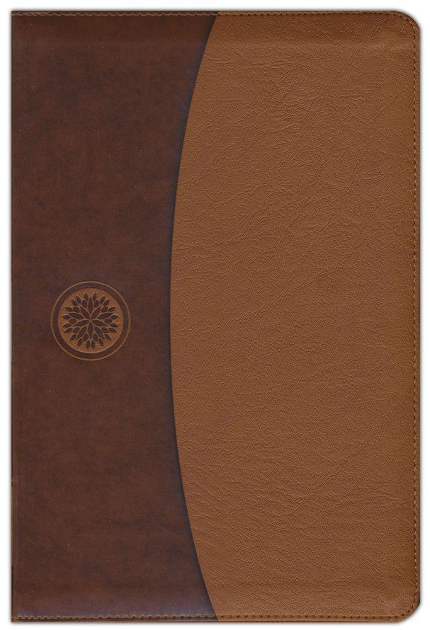 Biblia RVR60/Letra Grande/Imitacion Piel Marron/Cierre 2 Biblia RVR60/Letra Grande/Imitacion Piel Marron/Cierre - Image 2