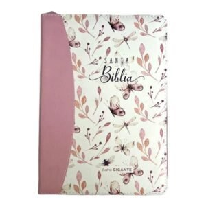 Biblia RVR 1960 LG  Mariposas Rosa