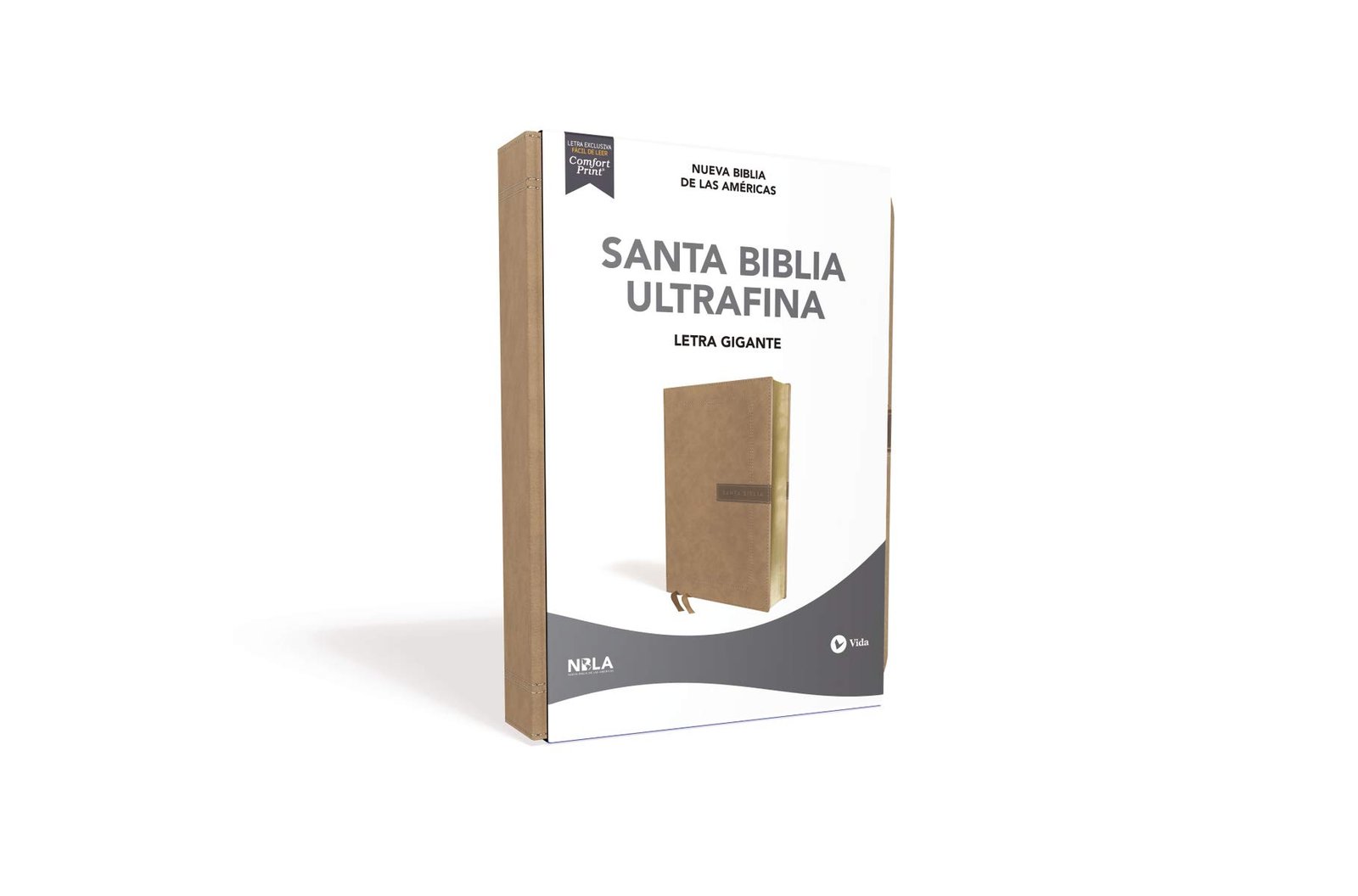 Biblia NBLA/Ultrafina/Letra Gigante (14)/Beige 4 Biblia NBLA/Ultrafina/Letra Gigante (14)/Beige - Image 4