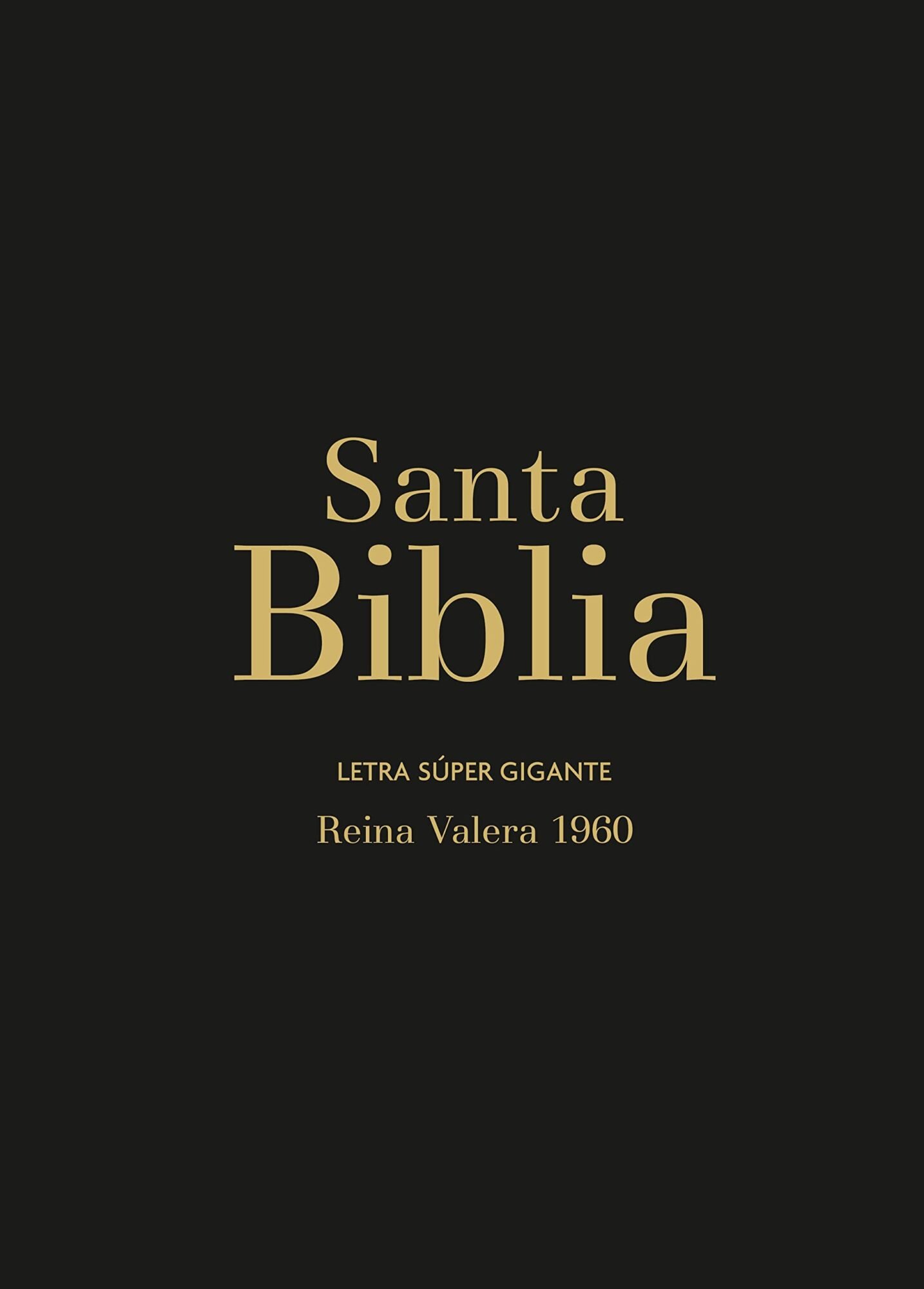 Biblia RVR60 Letra Súper Gigante Negro Con Índice/Cierre 1 Biblia RVR60 Letra Súper Gigante Negro Con Índice/Cierre