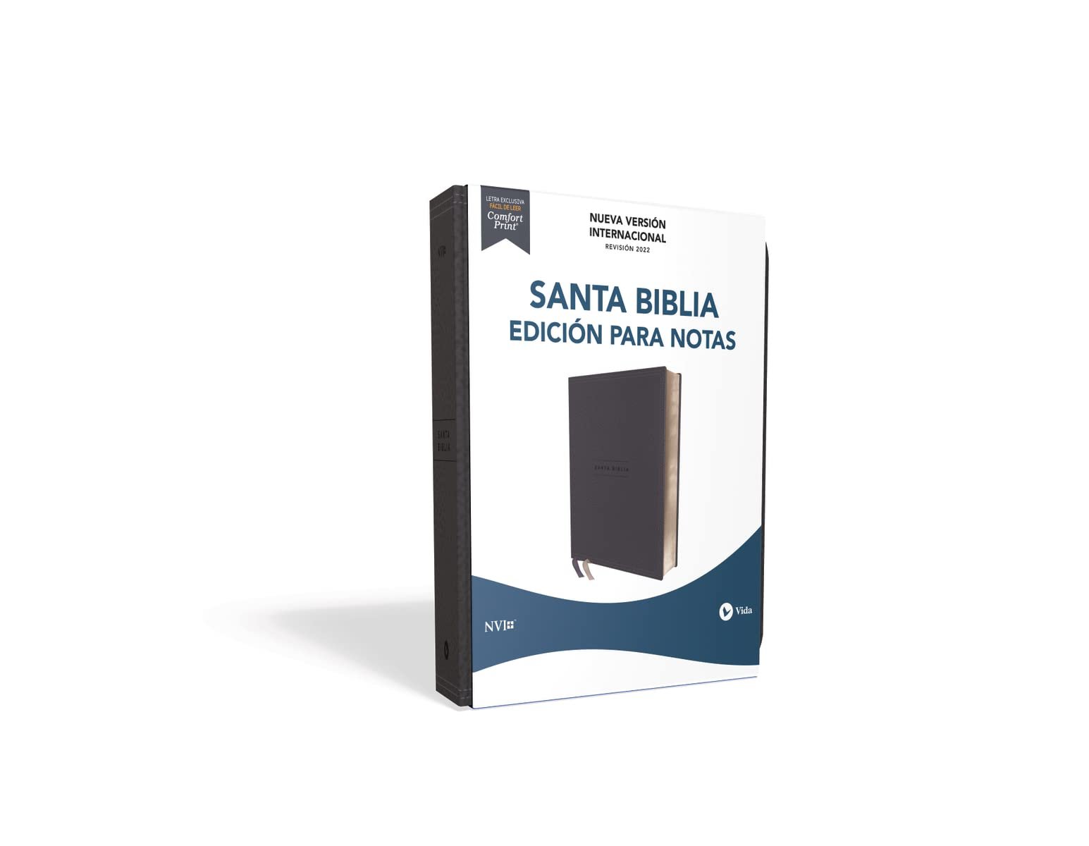 Biblia NVI Edición para Notas Piel Azul Marino 2 Biblia NVI Edición para Notas Piel Azul Marino - Image 2