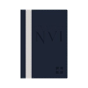 Biblia/NVI/Edicion Conmemorativa/Piel/Azul-Gris