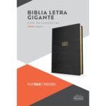 Biblia RVR 1960 Letra Gigante Negro Piel – imagen 2