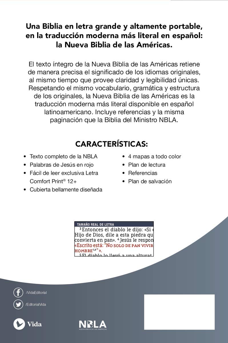 Biblia NBLA/Ultrafina/Letra Gigante (14)/Beige 2 Biblia NBLA/Ultrafina/Letra Gigante (14)/Beige - Image 2