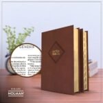 Biblia RVR1960/ Tamaño Manual Letra Grande 2023/ Cafe Indice Piel Fab. – imagen 3