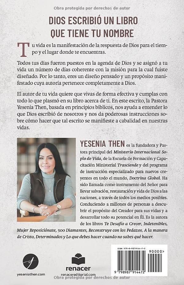 Lo que Dios escribió de ti: Dios escribió un libro que tiene tu nombre 2 Lo que Dios escribió de ti: Dios escribió un libro que tiene tu nombre - Image 2