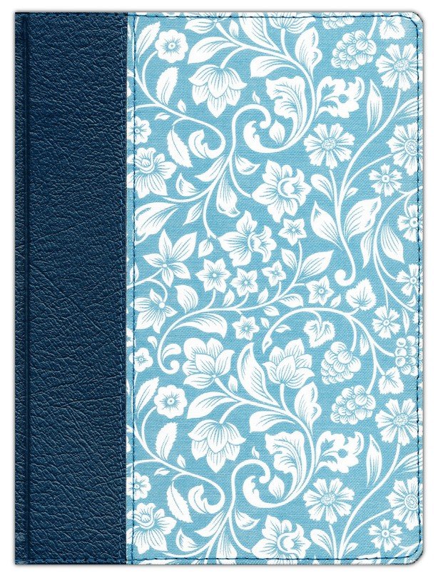 Biblia de Apuntes Azul Floral RVR60 2 Biblia de Apuntes Azul Floral RVR60 - Image 2