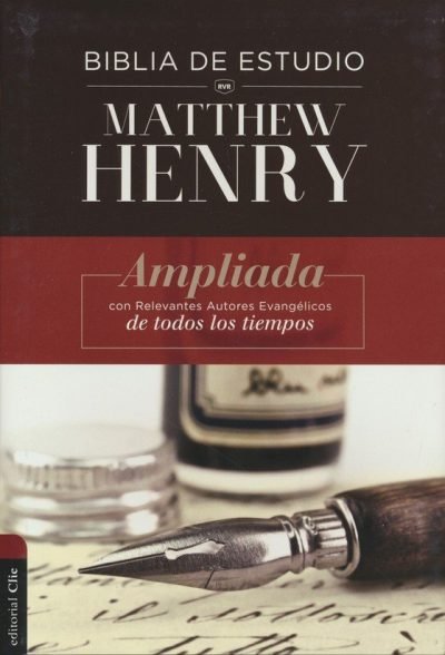 Biblia de estudio Matthew Henry Reina Valera Revisada Tapa Dura 1 Biblia de estudio Matthew Henry Reina Valera Revisada Tapa Dura