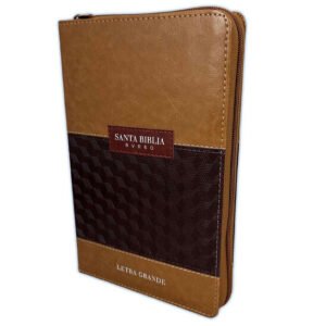 Biblia RVR60 LG Tamaño Manual Símil Piel Duotono con Índice