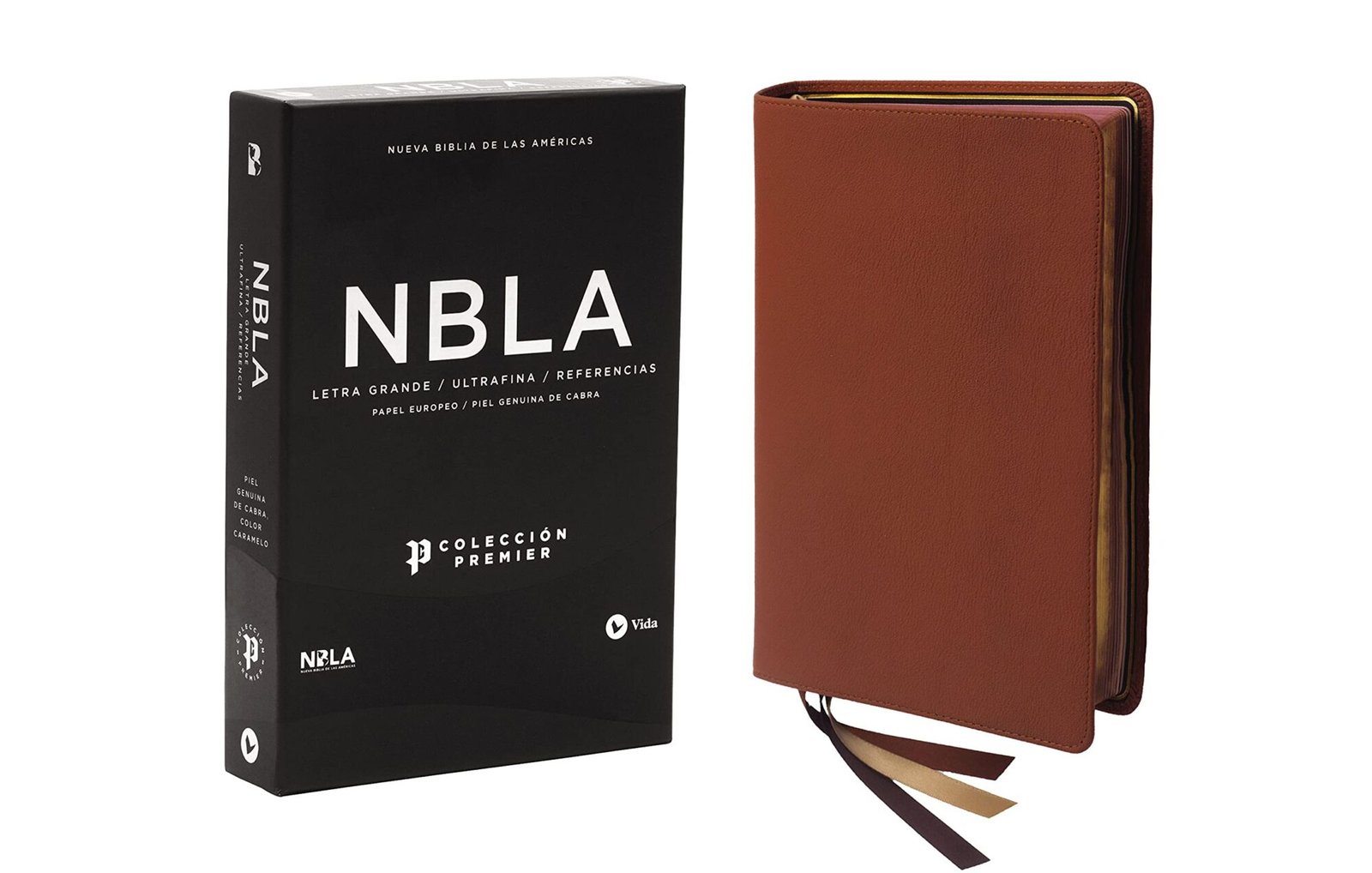 Biblia NBLA Letra Grande Azul Marino Piel Ultrafina Coleccion Premiere 13 Biblia NBLA Letra Grande Azul Marino Piel Ultrafina