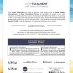 Biblia NVI NIV Bilingüe Nuevo Testamento Rustica – imagen 2