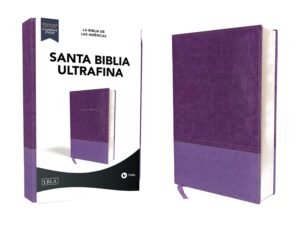Biblia de las Américas Piel Italiana Lavanda