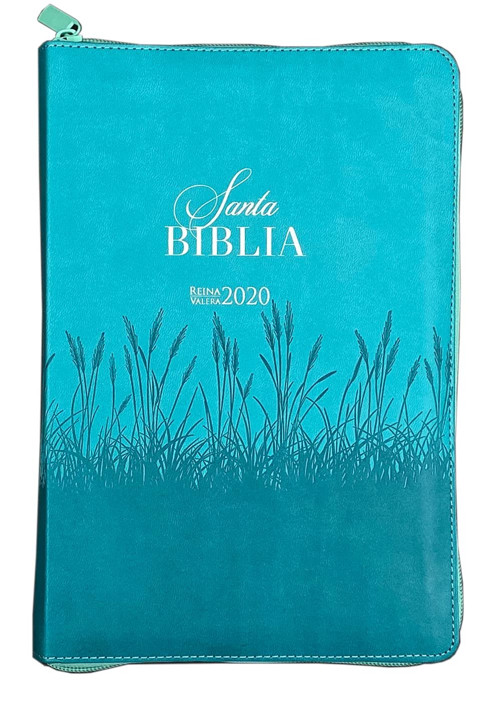 Biblia RVR 2020 LG Imitación Piel Turquesa con Cierre 1 Biblia RVR 2020 LG Imitación Piel Turquesa con Cierre