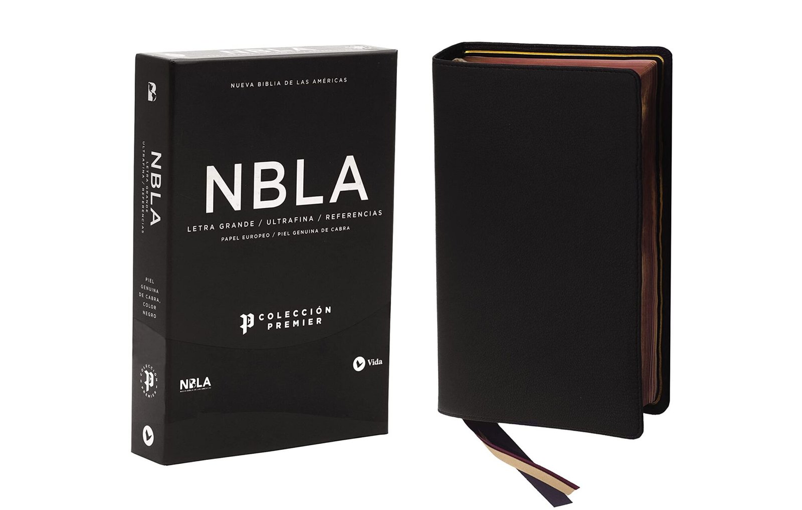 Biblia NBLA Letra Grande Azul Marino Piel Ultrafina Coleccion Premiere 11 Biblia NBLA Letra Grande Azul Marino Piel Ultrafina Coleccion Premiere - Image 11